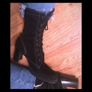 Lace up boots